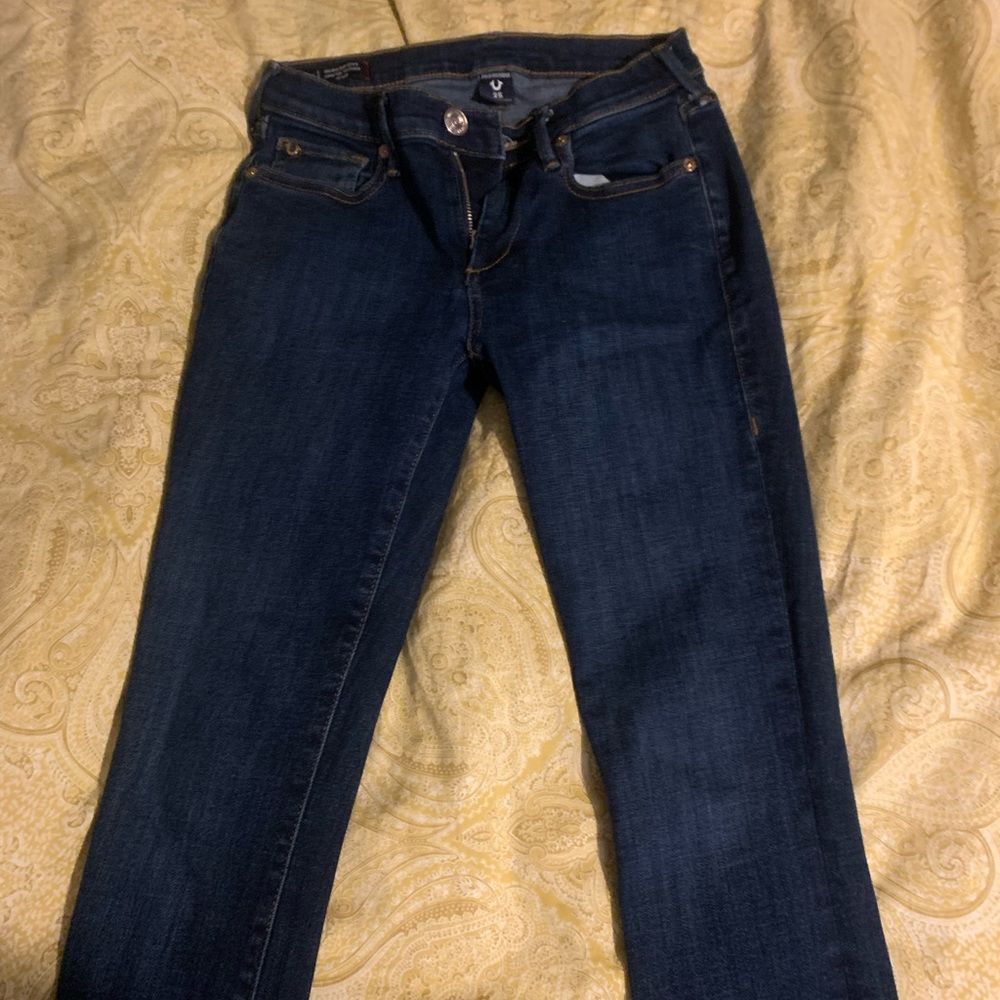 Mid Rise Super Skinny True Religion Jeans